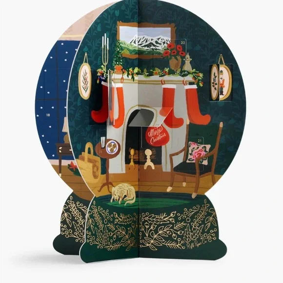 Rifle Paper Co. SNOW GLOBE ADVENT CALENDAR - Picture 3 of 6
